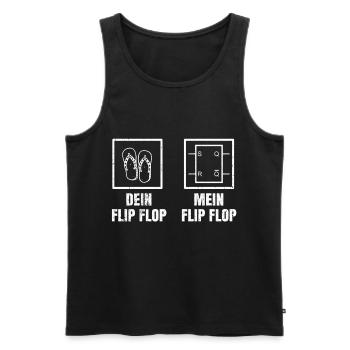 Elektroniker Strom Elektriker Werkzeug Energie - Männer Premium Bio Tank Top - Schwarz - Vorne - Michal (187cm)