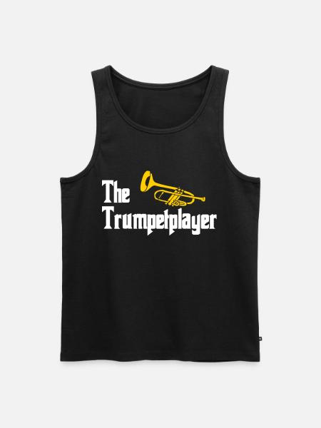 trumpet - Men's Premium Organic Tank Top - black