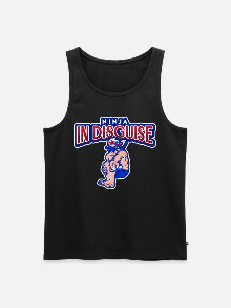 Ninja in disguise - Men's Premium Organic Tank Top - black