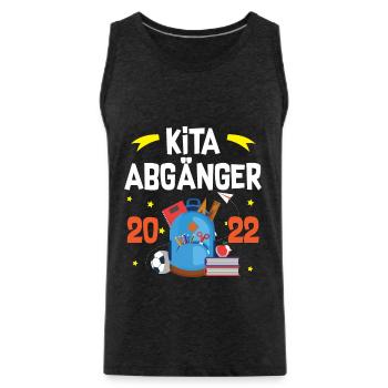 Kita Abgänger 2022 - Männer Premium Bio Tank Top - Anthrazit - Vorne - Alexander (188cm)