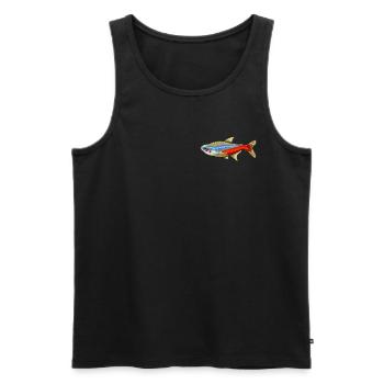 Neonsalmler Poisson poisson - Débardeur bio Premium Homme - noir - Devant - Michal (187cm)