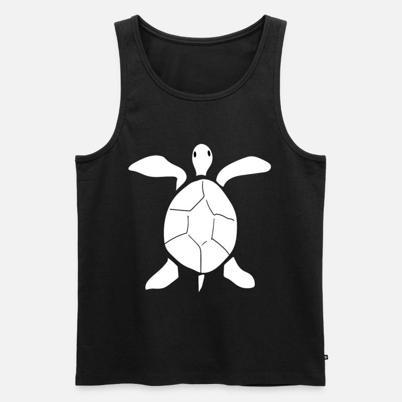 Turtle Turtle - Men's Premium Organic Tank Top - black