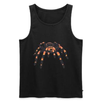 Araignée araignée araignée - Débardeur bio Premium Homme - noir - Devant - AI Model Male 178 light (178cm)