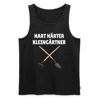 Gärtner Hobbygärtner Hart härter Kleingärtner - Männer Premium Bio Tank Top - Schwarz - Vorne - Michal (187cm)
