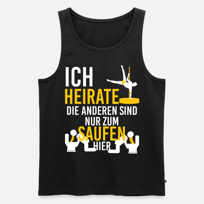 Junggesellenabschied - Männer Premium Bio Tank Top - Schwarz