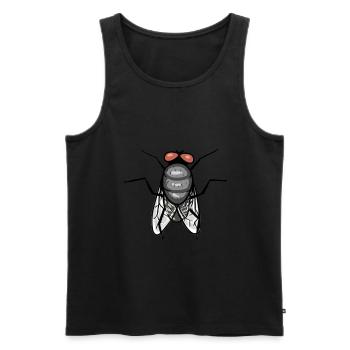 Fly Insect Fly Pest Bugs Wings - Men's Premium Organic Tank Top - black - Front - AI Model Male 178 light (178cm)