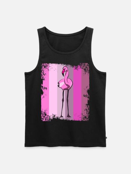 Flamingos Flamingo - Men's Premium Organic Tank Top - black