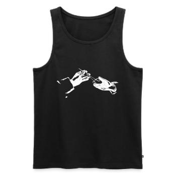 Chirurg Geschenk Medizin Doktor Doc Arzt Sprüche - Männer Premium Bio Tank Top - Schwarz - Vorne - AI Model Male 178 light (178cm)