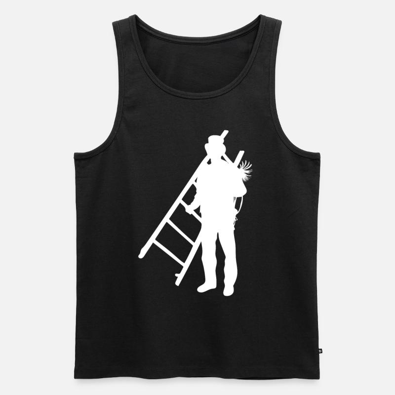 Schornsteinfeger Schlotfeger - Männer Premium Bio Tank Top - Schwarz
