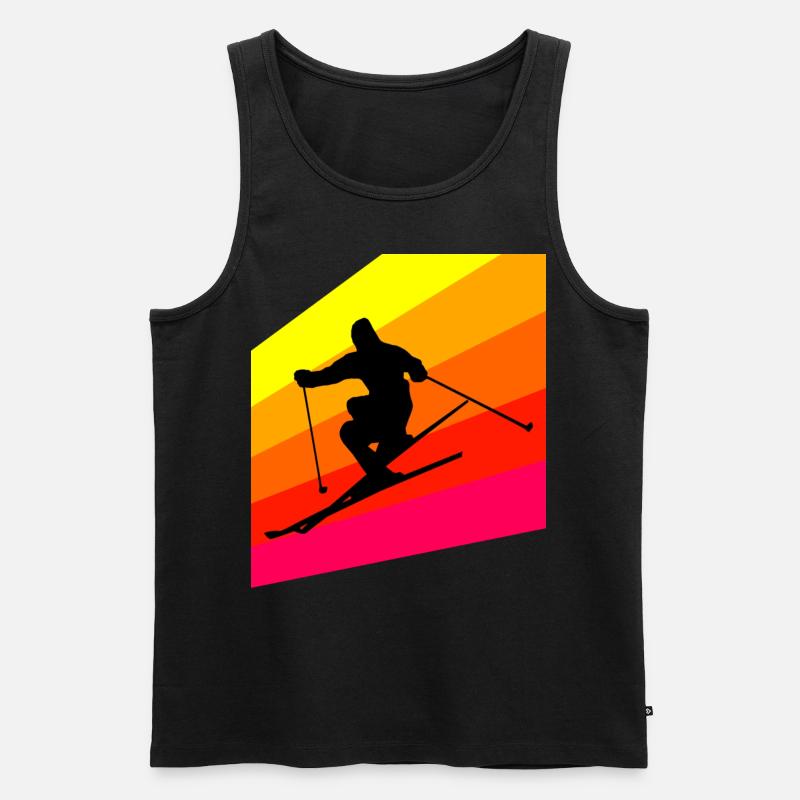 Ski - Débardeur bio Premium Homme - noir