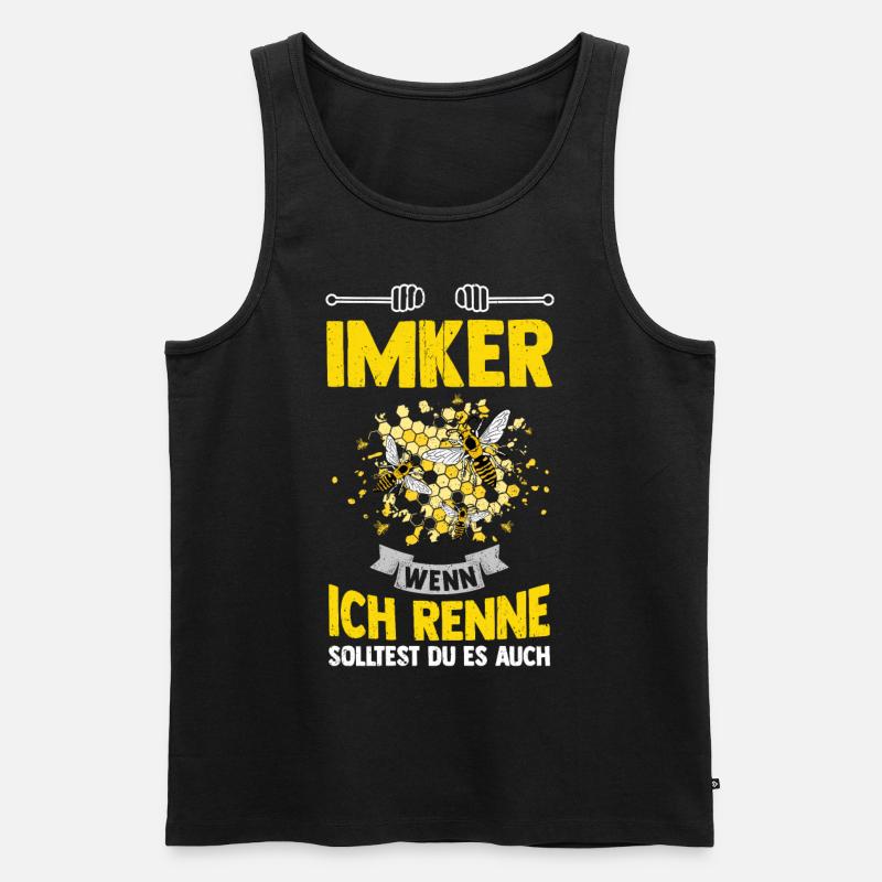 Imker - Männer Premium Bio Tank Top - Schwarz