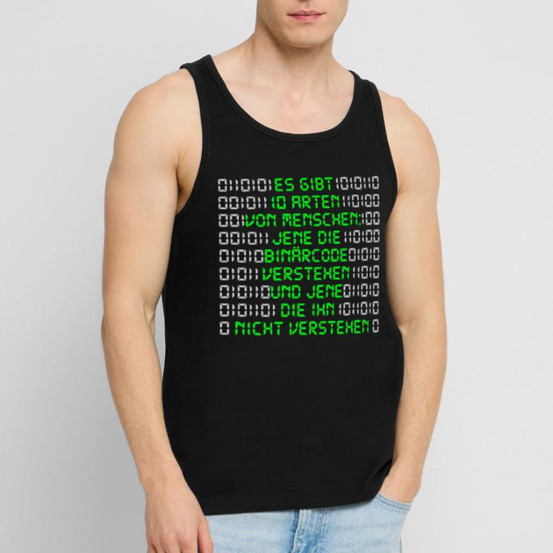 Informatikerer Programmierer Binärcode Nerd Männer Premium Bio Tank Top