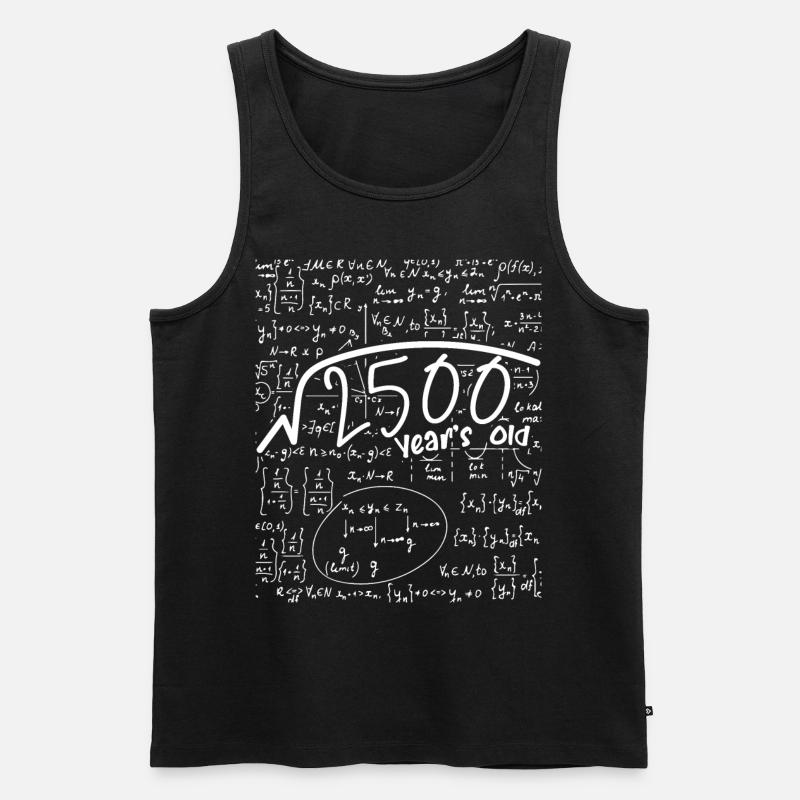 50 Jahre - Männer Premium Bio Tank Top - Schwarz