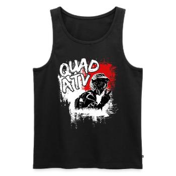 QUAD & ATV Offroad quads / Quad fahrer /Quad biker - Männer Premium Bio Tank Top - Schwarz - Vorne - AI Model Male 178 light (178cm)