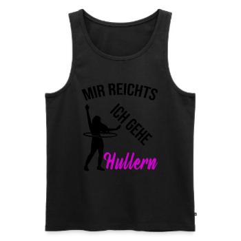 Hula Hullern Hoop Dance Geschenk - Männer Premium Bio Tank Top - Schwarz - Vorne - AI Model Male 178 light (178cm)