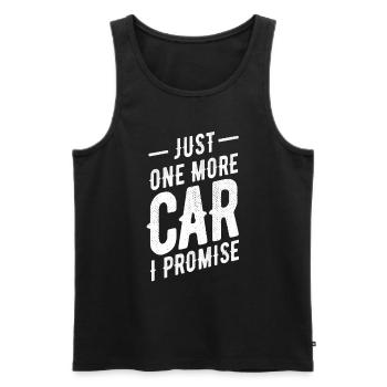 Only One More Car, Promised - Men's Premium Organic Tank Top - black - Front - Michal (187cm)