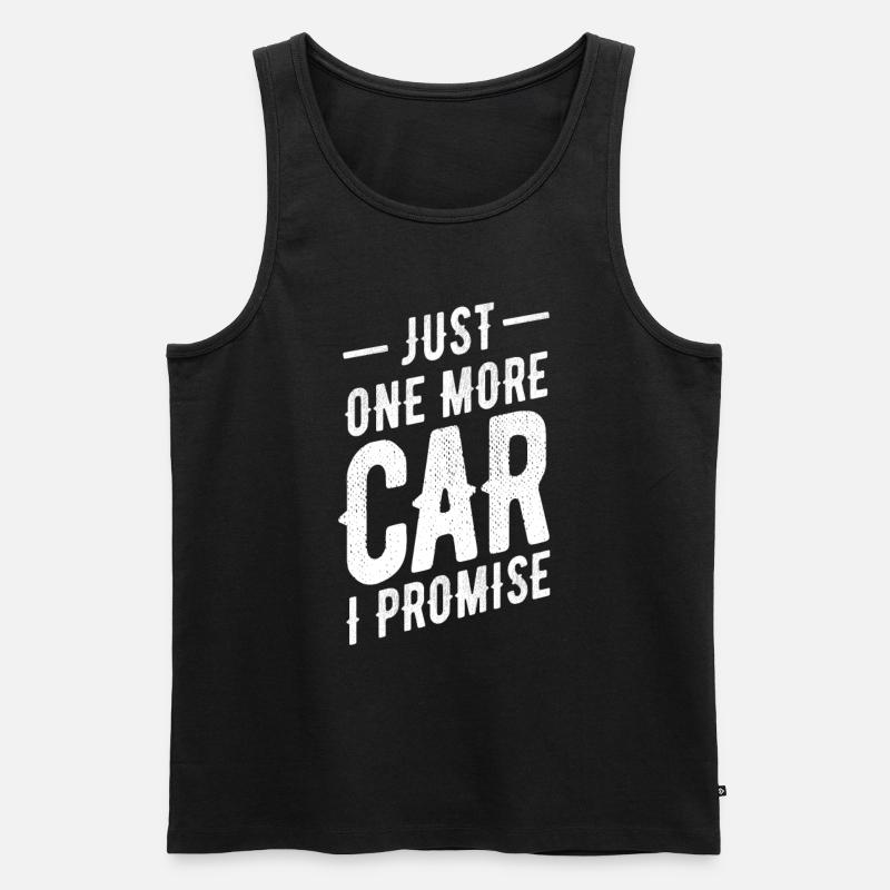 Nur Noch Ein Auto, Versprochen - Männer Premium Bio Tank Top - Schwarz