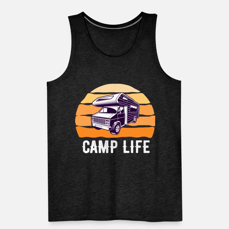 Camp Leben Männer Premium Bio Tank Top