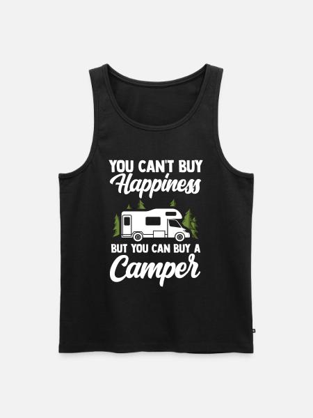 camper - Men's Premium Organic Tank Top - black