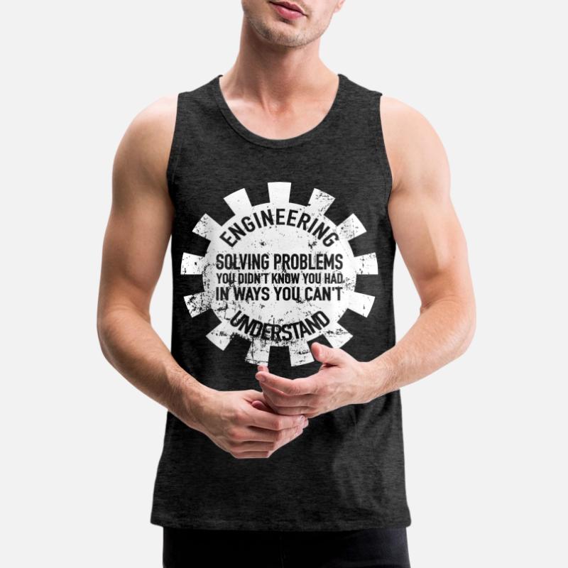 Gear Engineer Technician Engineering Engineer Men's Premium Organic Tank Top