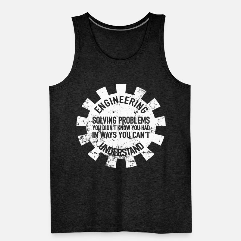 Gear Engineer Technician Engineering Engineer Men's Premium Organic Tank Top