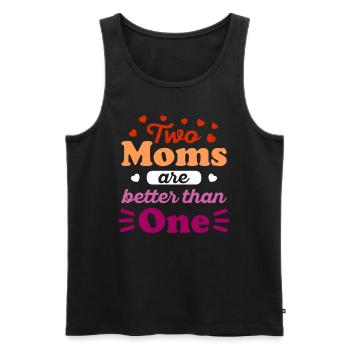 LGBTQ Lesbisch Bisexuell Homosexuell Geschenk - Männer Premium Bio Tank Top - Schwarz - Vorne - Michal (187cm)