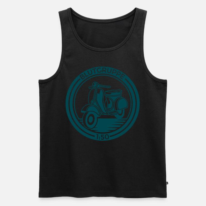 Zweitakter Roller Geschenk Gemisch - Männer Premium Bio Tank Top - undefined