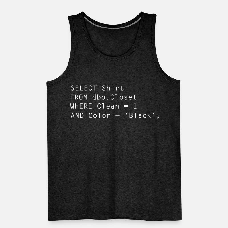 Funny Programmer Programming Language Phyton Java Men's Premium Organic Tank Top