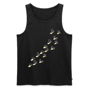Bee bee beekeeper - Men's Premium Organic Tank Top - black - Front - AI Model Male 178 light (178cm)