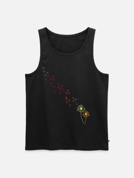 Dandelion dandelion - Men's Premium Organic Tank Top - black