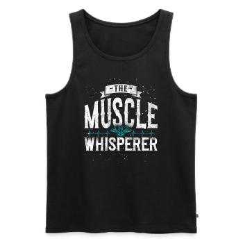 Physical Therapist Therapy - Männer Premium Bio Tank Top - Schwarz - Vorne - AI Model Male 178 light (178cm)