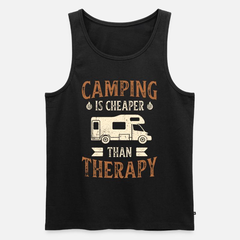 Camper - Männer Premium Bio Tank Top - Schwarz