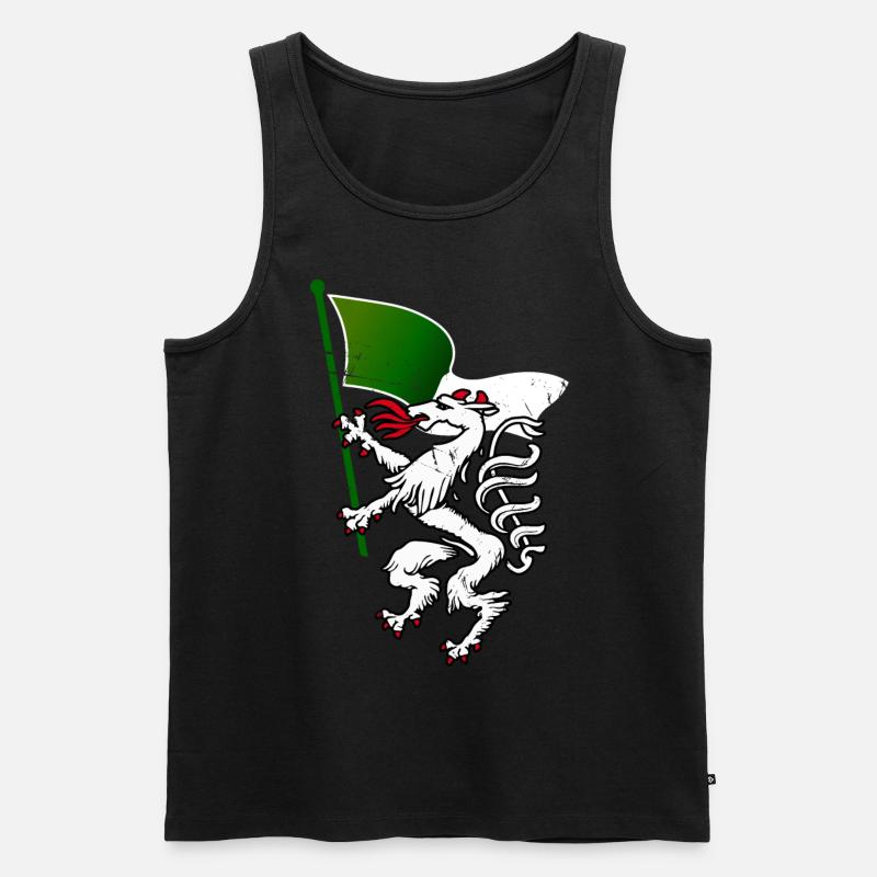 Steiermark Panther Wappen - Männer Premium Bio Tank Top - Schwarz