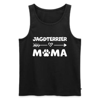 Deutscher Jagdterrier Mama Terrier Geschenk - Männer Premium Bio Tank Top - Schwarz - Vorne - Michal (187cm)