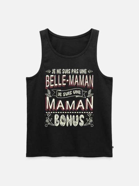 Belle-Maman Belle-Mère - Débardeur bio Premium Homme - noir