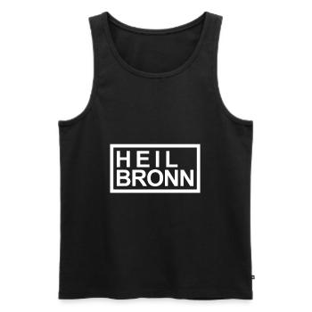 Heilbronn Box - Männer Premium Bio Tank Top - Schwarz - Vorne - AI Model Male 178 light (178cm)