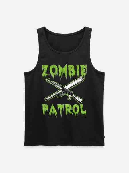 Zombie Patrolie - Men's Premium Organic Tank Top - black
