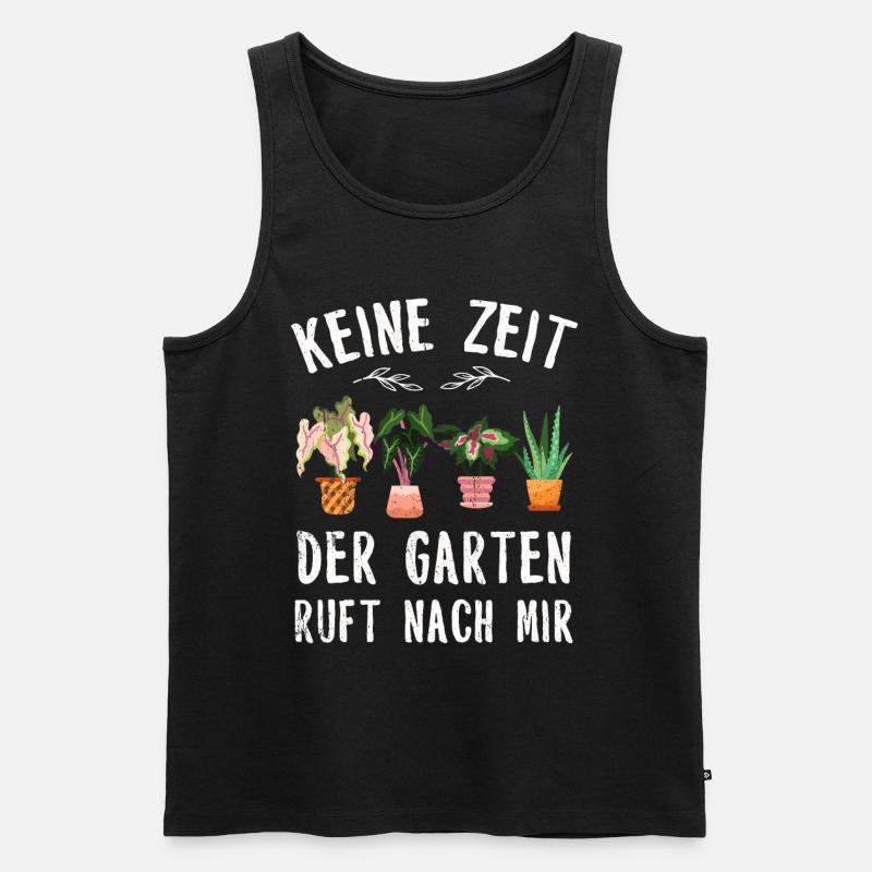 Garten - Männer Premium Bio Tank Top - Schwarz