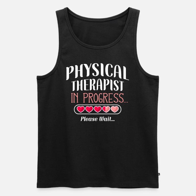 Future Physical Therapist Therapy - Männer Premium Bio Tank Top - Schwarz