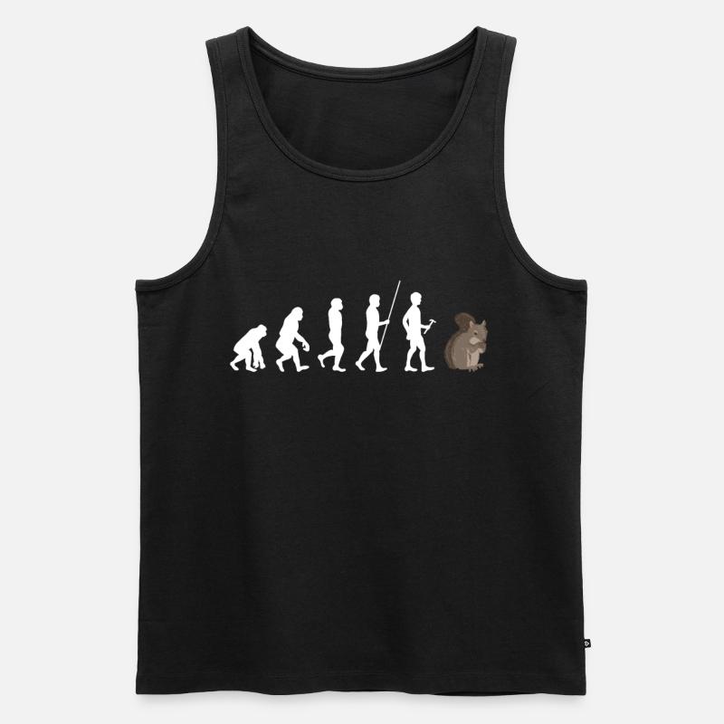 Eichhörnchen - Männer Premium Bio Tank Top - Schwarz