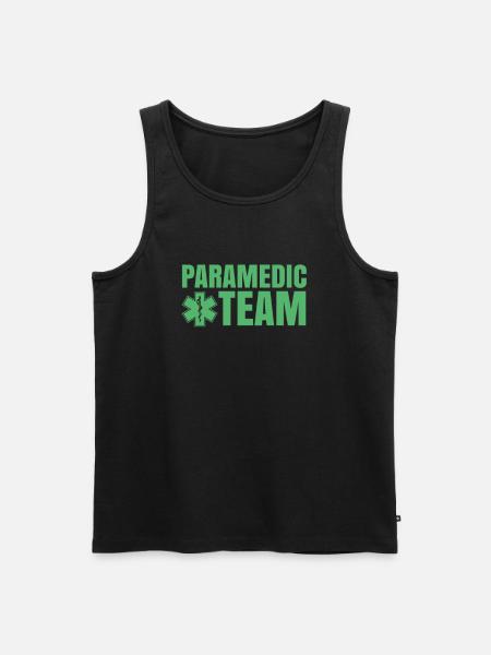 Paramedic Team Paramedic Ambulance - Men's Premium Organic Tank Top - black