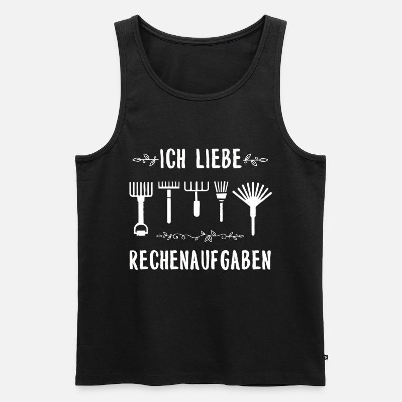 Garten - Männer Premium Bio Tank Top - Schwarz