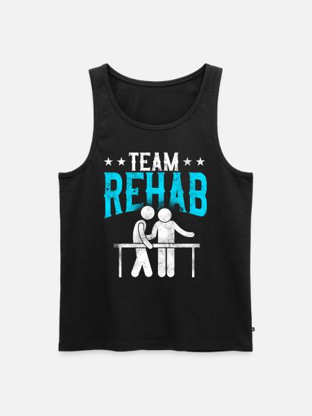Physical Therapist Therapy - Men's Premium Organic Tank Top - black