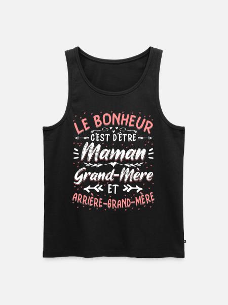 Arrière-Grand-Mère - Débardeur bio Premium Homme - noir