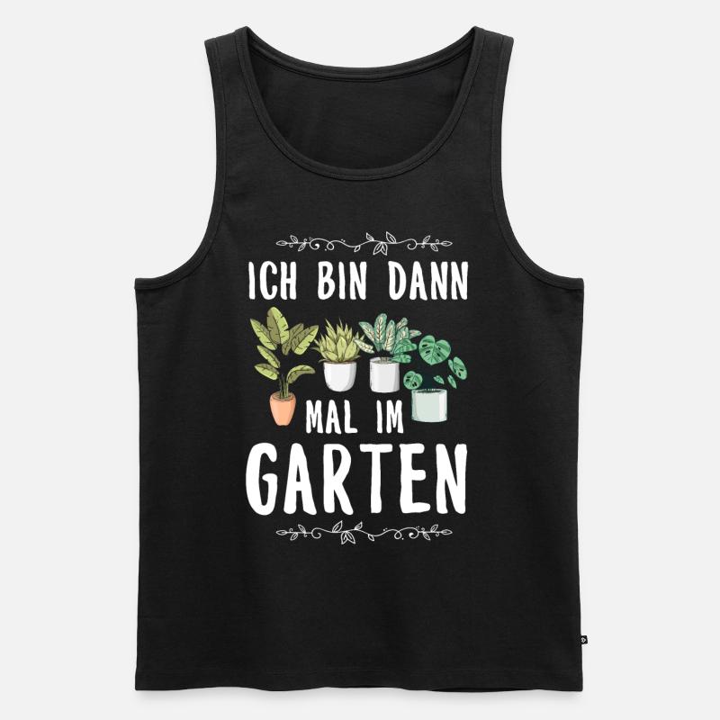 Garten - Männer Premium Bio Tank Top - Schwarz