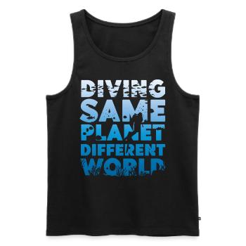 Scuba Diving Diver Diving Same - Débardeur bio Premium Homme - noir - Devant - Michal (187cm)