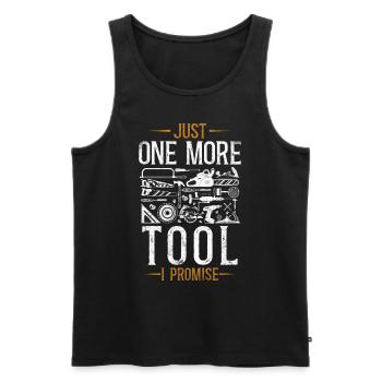 Woodworker Carpenter Tools Vintage - Männer Premium Bio Tank Top - Schwarz - Vorne - AI Model Male 178 light (178cm)