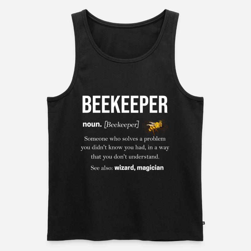 Imker - Männer Premium Bio Tank Top - Schwarz