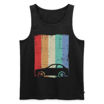 Automobile Salesman Car Seller Automobile - Men's Premium Organic Tank Top - black - Front - AI Model Male 178 light (178cm)