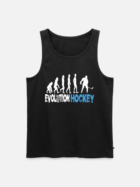 Evolution Hockey - Men's Premium Organic Tank Top - black